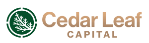 Cedar Leaf Capital logo full colour horiz rgb